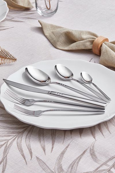 Karaca Aurora Elegance 72 Pieces - 12 Person Spoon Knife Set Boxed