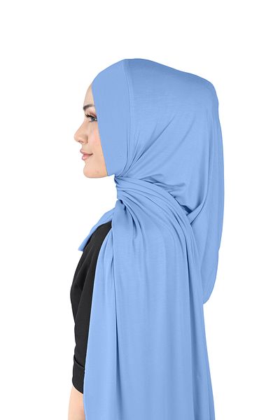 Ecardin Σάλι Denim Blue Cross Lycra - St 280