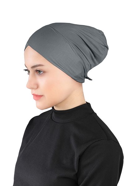 Ecardin Anthracite Cross Hijab - St 233 Model