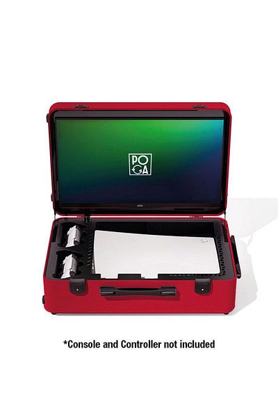 POGA Indigaming POGA Lux 24" Portable Gaming Monitor PlayStation PS5 - Bright Red