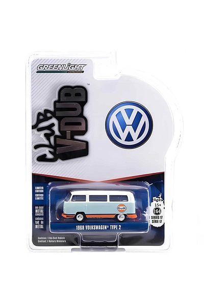 Filitask NessiWorld Greenlight - 1968 Volkswagen Type 2 1/64 Model