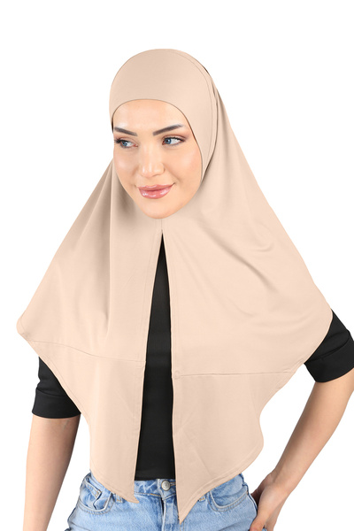 Ecardin وشاح من القماش الدقيق حجاب رياضي شال عمامة - ST208 مينك فاتح