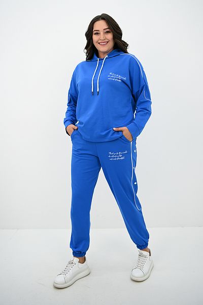 Koza Butik Дамски комплект анцуг с копчета, размер "Pull Size", 8144-25