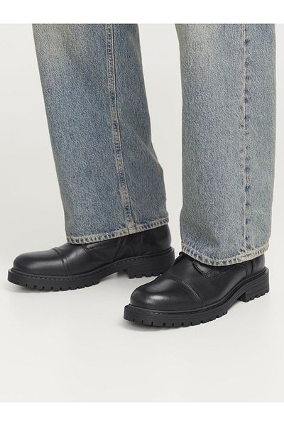 Jack & Jones Δερμάτινες μπότες JFWTremor 12258045