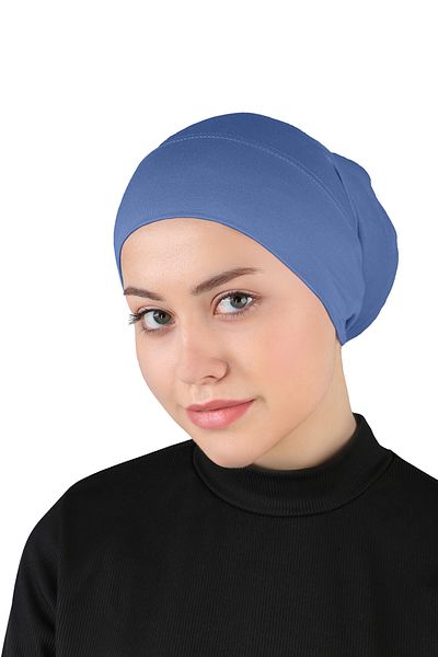 Ecardin Indigo Blue Comfortable Practical Pipe Bonnet - St 222