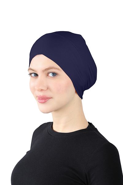 Ecardin Comfortable Cut Large Size Crossbody Bonnet - St 355 Navy Blue