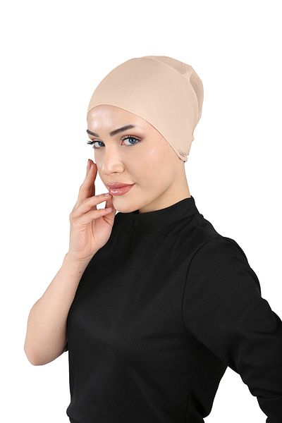 Ecardin Thin Parisian Breathable Fabric Large Size Bonnet - St 240 Light Mink