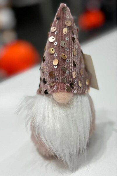 BeySüS Ornament pentru brad de Crăciun Gnomul norocos Rosegold