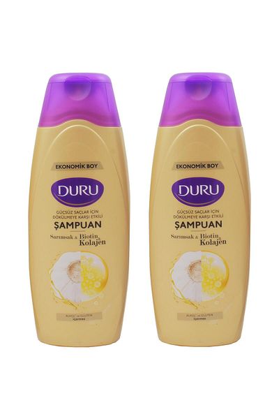 Duru Garlic Biotin Collagen Shampoo - 700 ml, 2 Pieces
