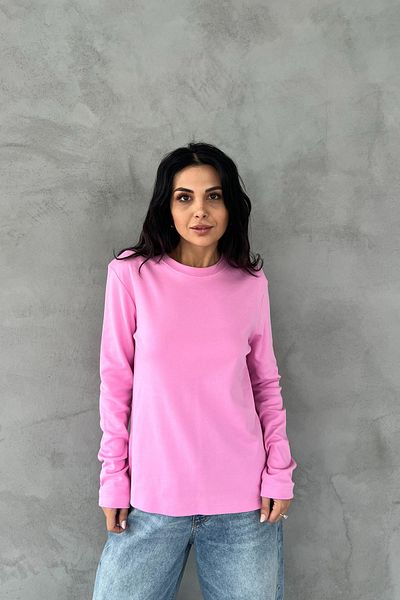 Seda Yalçın Atelier Pink Long Sleeve Basic T-Shirt