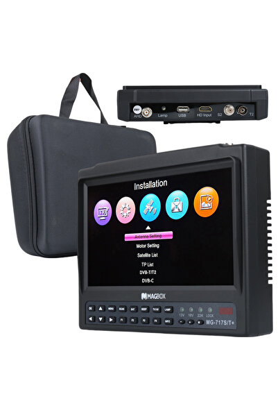 MAGBOX MG-717S/T+ 7'' İnç Full HD LCD Ekranlı Görüntülü Uydu Yön Bulucu (Uzak...