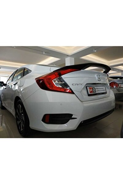 Karva Çmk Honda Civic Fc5 V Style Spoiler Piano Black