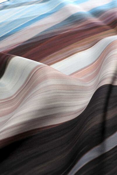 Bursa İpek Μεταξωτό μαντήλι με μοτίβο Blue Breeze