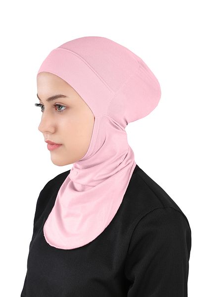 Ecardin Μικρό Καπέλο Hijab - St 225 Ροζ