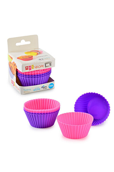 OEM 6-Piece Serrated Silicone Muffin Cup Royaleks-Mys106