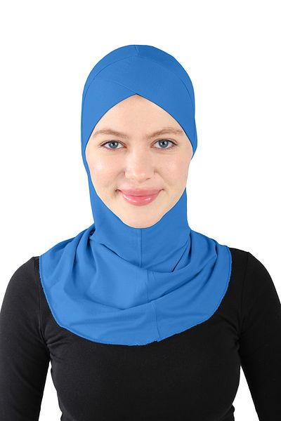 Ecardin Saks Colorful Cross Hijab Turban - St 232