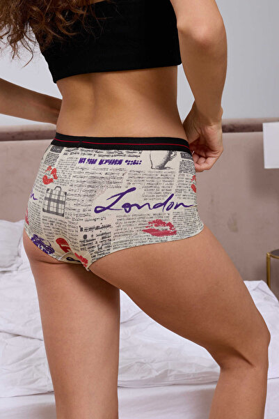 darkzone Chiloți hipster pentru femei cu imprimeu digital cu model