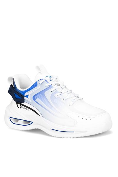 DARK SEER DS Enigma Herren-Sneaker in Weiß, Rauchblau