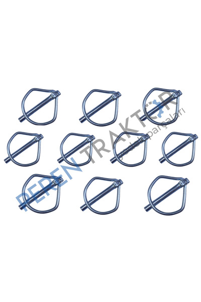 PEREN TRAKTÖR Tüm Traktörlerle Uyumlu Yaylı Pim 6mm - 10'lu