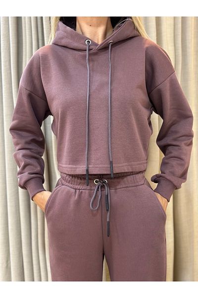 POODLE Women's 3 Thread Crop Sweatshirt
