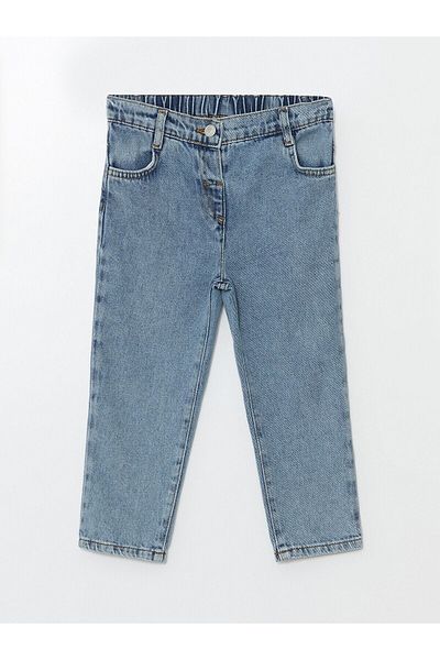 LC Waikiki Lcwk Elastic Waist Basic Baby Girl Jean Pants