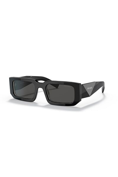 Prada Man Rectangle Sunglasses- Pr 06ys - Lense Size:53mm - Black/white