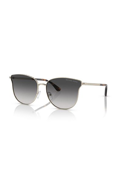 Michael Kors Woman Round Sunglasses- Mk 1120 - Lense Size:62mm - Light Gold