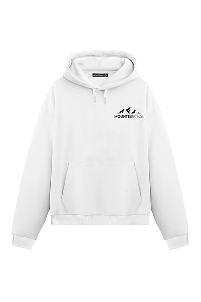 Mounte Bianca Unisex Zero - Κανονικό Hoodie