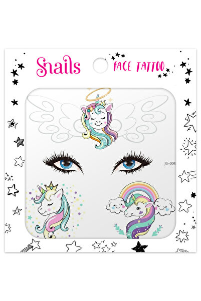 Snails Yüz Dövmesi – Unicorn Crown
