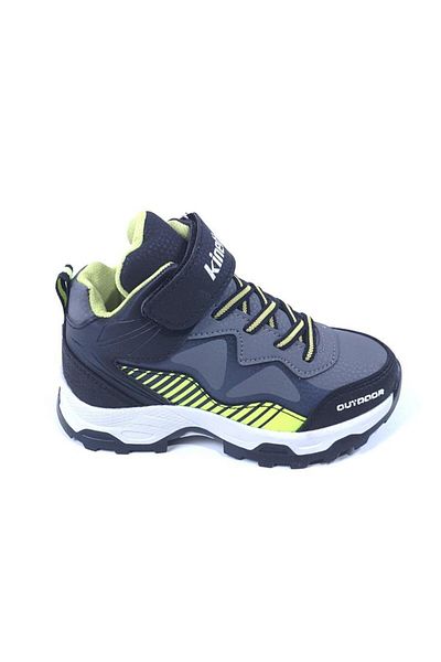 Kinetix 100544696   Dımas Çocuk Γκρι-μαύρο-νέον Πράσινο (31-35) Καθημερινά