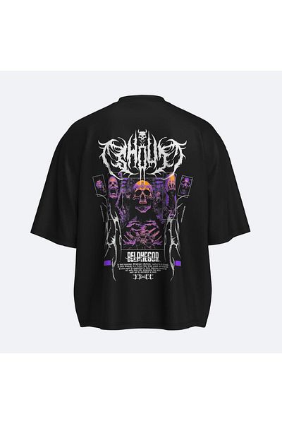 Shout Oversize Shout Belphegor Unisex Boxy Fit T-Shirt