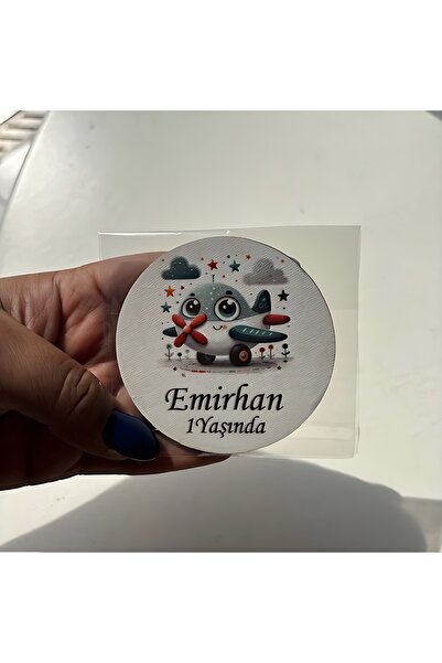 fabriflow exclusive 25adet Erkek  Hoşgeldin 1,2,3,4 Yaş Magnet  Bebek Hediyelik