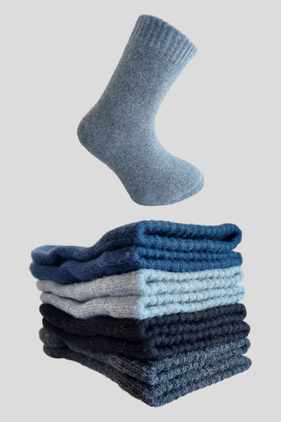 Ollero 4 чифта безшевни детски хавлиени чорапи