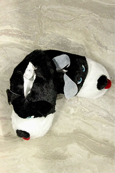 Runfast Unisex βελούδινο Panduf - Παντόφλες για το σπίτι με φιγούρα σκύλου