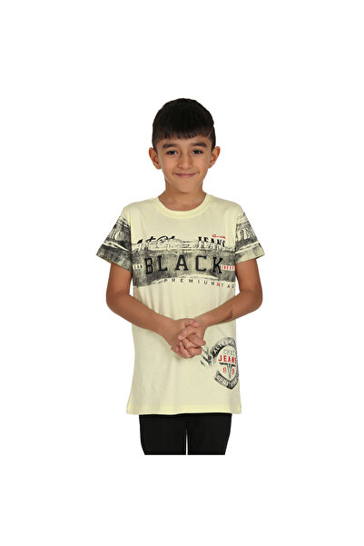 Toontoy Băiat tricou Negru cu imprimeu