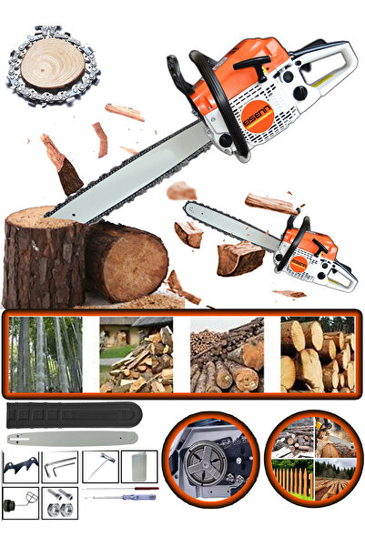 Eisenn Germany Prosaw Ms-8800 Benzinli Orman Ağaç Motoru 14 Hp Hızar Testere ...