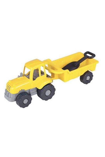 Wovna Tractor with Sturdy Plastic Trailer