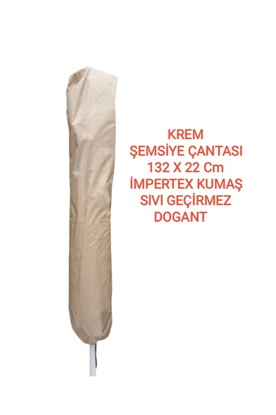 Dogant Bahçe Havuz Plaj  Şemsiye Kılıfı 132 x 22 Cm  Sıvı Geçirmez