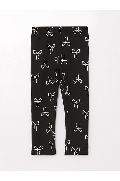 LC Waikiki Lcwk Elastic Waist Printed Baby Girl Leggings