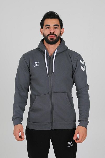 hummel Φούτερ Armin Anthracite βαμβακερό