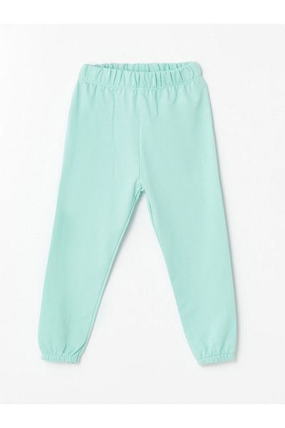 LC Waikiki Lw - Silný spodní díl teplákové soupravy Basic Baby Girl Jogger s elastickým pasem