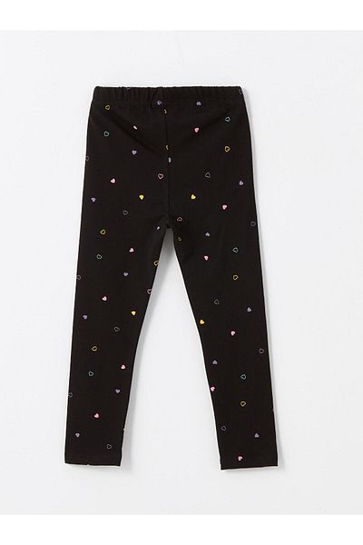 LC Waikiki Lcwk Elastic Waist Printed Baby Girl Leggings