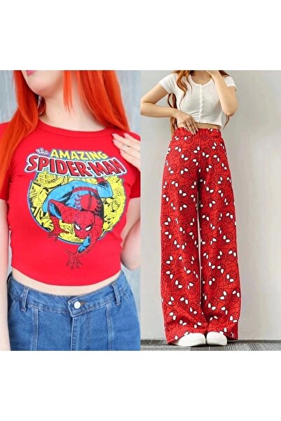 Violon طقم بنطلون رياضي قصير من سبايدر مان