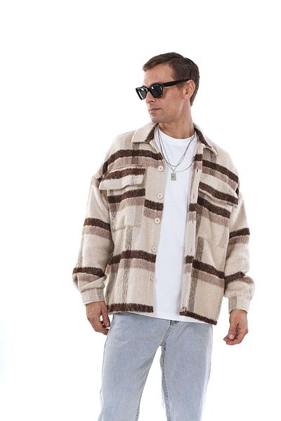 king brich TREND BIZ Oversize Fit Unisex Πουκάμισο Ξυλοκόπος με τσέπες