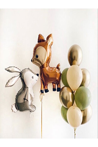 Party City سيلان - مجموعة بالونات من رقائق الفويل على شكل أرنب