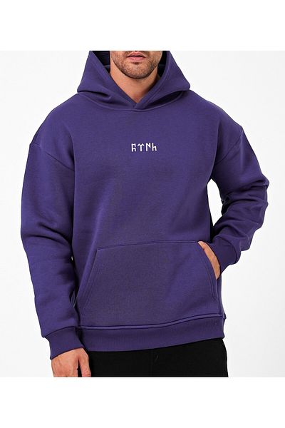 Uniquetex Vek Gokturk Alphabet Special Design Φούτερ με κουκούλα με κουκούλα με τουρκική στάμπα