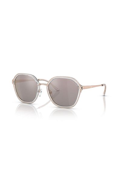 Michael Kors Woman Irregular Sunglasses- Mk 1114 - Lense Size:56mm - Rose Gold
