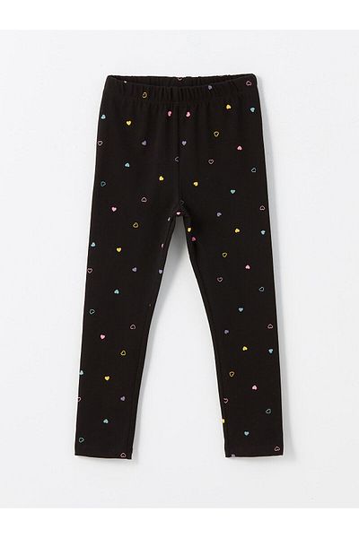 LC Waikiki Lcwk Elastic Waist Printed Baby Girl Leggings
