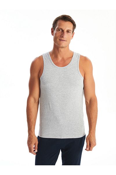 LC Waikiki Lw - U Collar Combed Cotton Men's Undershirt
