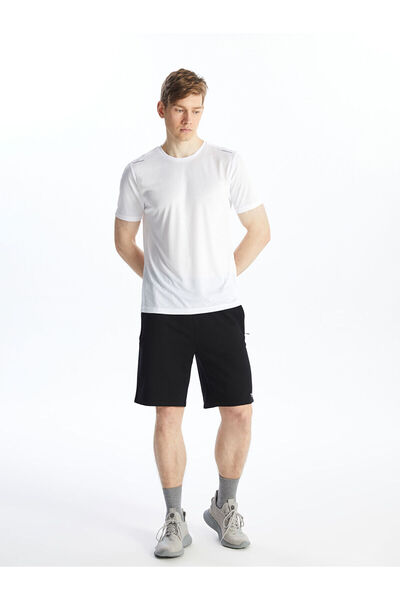 LC Waikiki Ανδρικό αθλητικό μπλουζάκι με λαιμόκοψη Lcwk με κοντό μανίκι